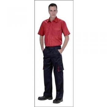 Pantalon Trabajo T42 Tergal Az/ro Cargo Mltibol Vesin
