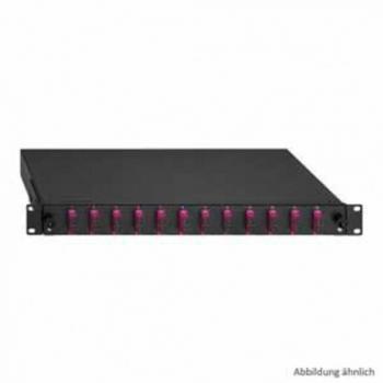 Scatola di giunzione Rutenbeck 12 porte fibra ottica LC-D OS2 1U