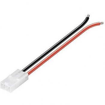 Cavo di collegamento per pacco batterie Tecnomat con connettore da 0,14 mm e cavo da 1,5 mmq nero e rosso