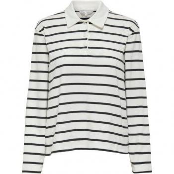 ONLY Langarm Poloshirt Dunkelblau XS