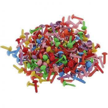 Brosses Métalliques Décoratives – 100 Brads (Enfants)