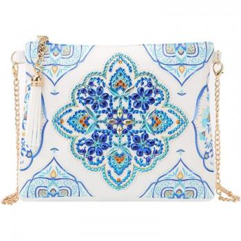 Kreative Diamant Malerei Handtasche mit Blumen