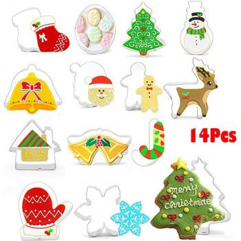 14pcs Cookie Cutters Moulds Set