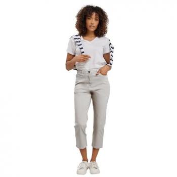Grey Drop‑Waist M&Co Women's Denim Shorts – 16