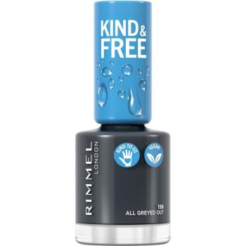 Rimmel London Kind & Free Clean Plant Based Nail Polish 158 All Greyed Out 8.0 ml