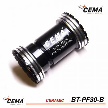Unisex Cema PF30 BB30 Bottom Bracket Cup Kit – Black, 68/73 mm