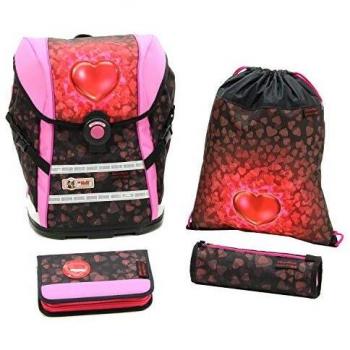 HeartBeat McNeill Schulranzen-Set 4‑teilig – Ergonomisches Design