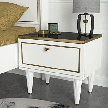 Hanah Home Nachttisch Landon – 50 × 35 × 47 cm – Minimalistischer Design