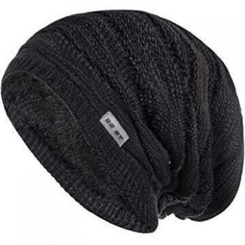GG ST Winter Fleece‑Lined Beanie for Men and Women – Navy