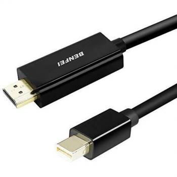 Mini DisplayPort to HDMI Cable, benfei 1.8 M Mini DP (Thunderbolt Compatible) to