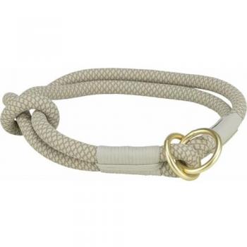 Collar de adiestramiento Trixie Soft Rope en gris claro, tamaño pequeño 35 cm