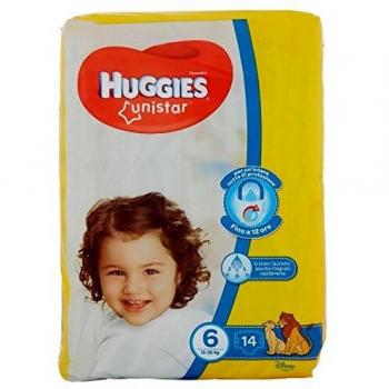 Huggies Unistar Pannolino N.6 15-30 Kg