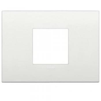 Arkè Plaque 2 Modules en Technopolymère Blanc
