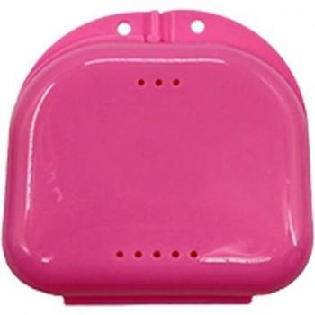 Estuche organizador de plástico para dentaduras postizas