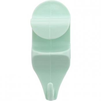 Gancho de pared para lavabo, soporte autoadhesivo de plástico, 1 unidad