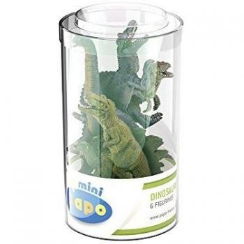 Tubo Mini Dinosauri Papo 33018 – Set PVC Multicolore