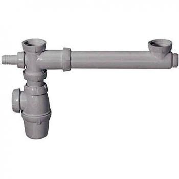 Accessoire Siphon Évier 2 Bacs