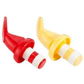 T420697 Hermetische Verschlüsse Tescoma – Gelb/Rot, 2 Einheiten