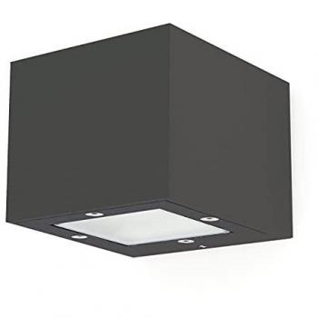 Aplique Luminaria Exterior ISORA Aluminio Antracita