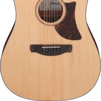 Ibanez Advanced Acoustic AAD1012E 12-String Acoustic Electric Guitar, Natural