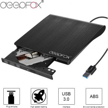 Deepfox USB 3.0 External CD-RW/DVD-RW Drive