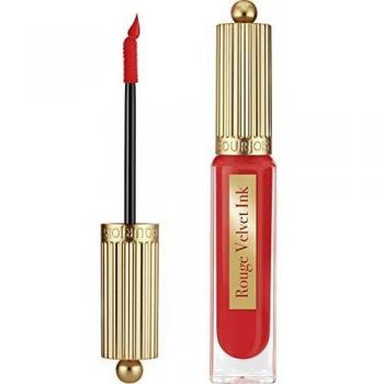 Bourjois Rouge Velvet Ink flüssiger Lippenstift mit Matt-Effekt Farbton 08 Coquelic Hot 3.5 ml