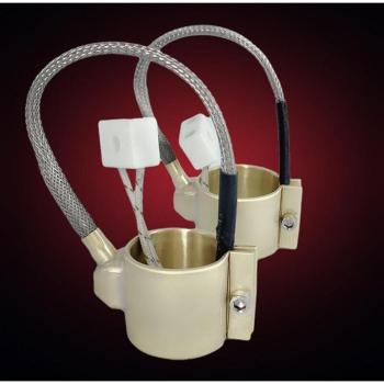 Barril eléctrico para extrusión cobre bronce 42x50mm 220V 280W