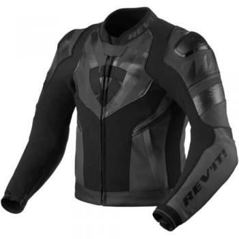 Revit Hyperspeed 2 Air Veste en cuir / textile de moto Noir Gris taille 52
