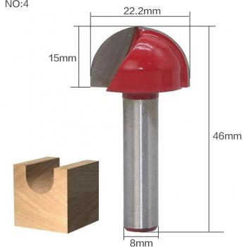 DobleMango Enrutador 8mm de Madera