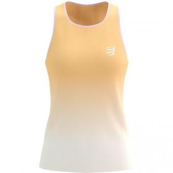 Canottiera da corsa Compressport arancione XS donna