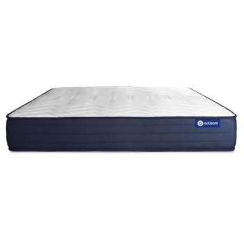 Materasso Actilatex 150x195 cm, 22 cm di spessore, Lattice e Memory Foam, Rigido, 5 Zone di Comfort