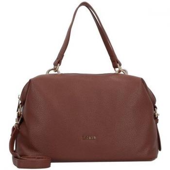 L. CREDI Omara Henkeltasche – 31 cm – Polyurethan, beige
