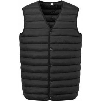 Gevulde Mantelgilet M Zwart – 2786