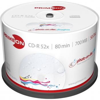 Primeon CD-R 0.7 GB, Spindel (50 Stück), Medientyp: CD-R