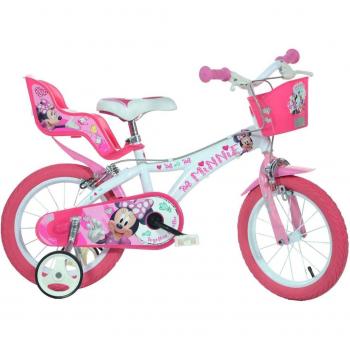 Bicicletta 16 Minnie con mouse Dino Bikes, rosa, 40,7 cm
