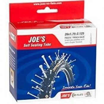 Standardschlauch mit Latexventil Joe’s 26×1,75–2,125 Schrader