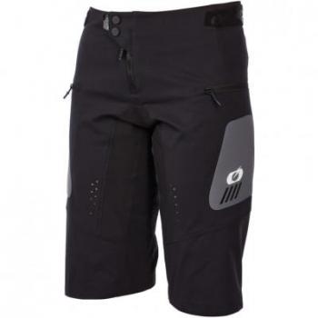O'Neal Element FR Hybrid Pantaloncini da bicicletta da donna Nero-Grigio taglia L