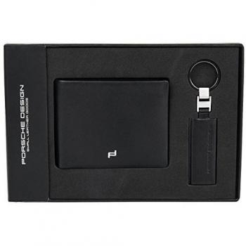 Porsche Design Slim Leather Wallet & Keychain – 11 cm