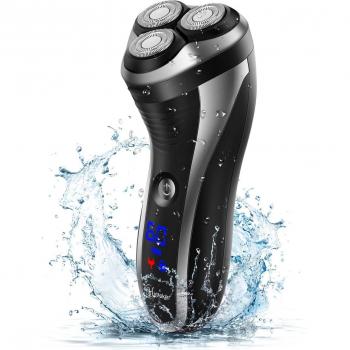 Flyco HATTEKER 7568D – Rasoir électrique étanche à tondeuse pop‑up