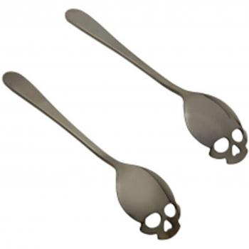 Skeletal Skull Mix Spoon – Durable Stainless Steel
