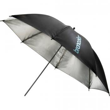 Broncolor Paraply Silver/Svart 105cm Reflektor