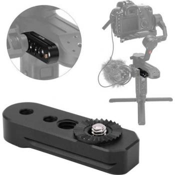 Stabilisateur ZHIYUN Weebill S en alliage avec plaque d'extension et adaptateur d'engrenage pour smartphone
