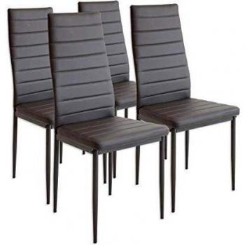 Sedie da Pranzo Albatros 2553 Milano in Grigio (4 pezzi)