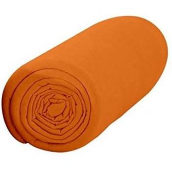 Tissu housse jersey mandarine 90x190 cm