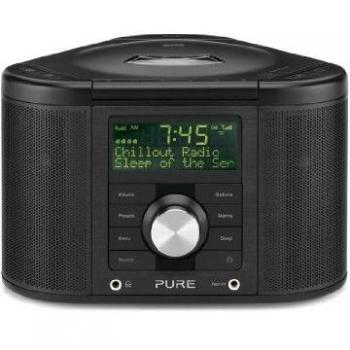Pure Chronos CD II Tuner DAB/DAB+/FM Radio-réveil Noir