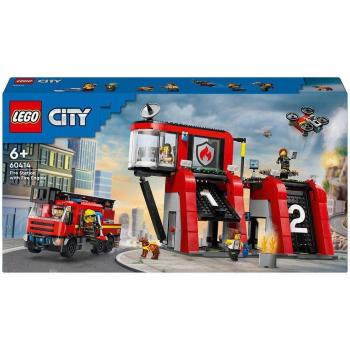 0414 LEGOÂ® CITY Feuerwehrstation mit Drehleiterfahrzeug