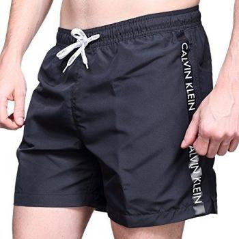 Shorts de bain à ruban Calvin Klein, taille X-large, couleur noire