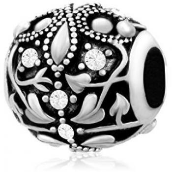 Bijou Perle Ornementale en Cristaux et Acier – SC Crystal