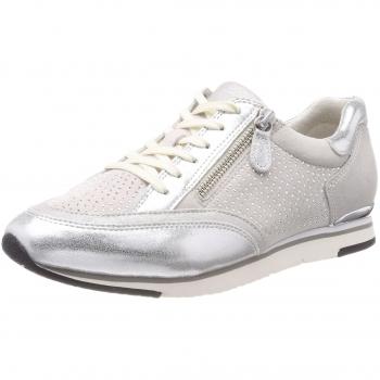 Gabor Casual Derbys, Damen, Weiß (Ice/Argento/Marmor), 39 EU