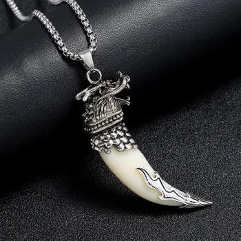 Viking Wolf Tooth Necklace